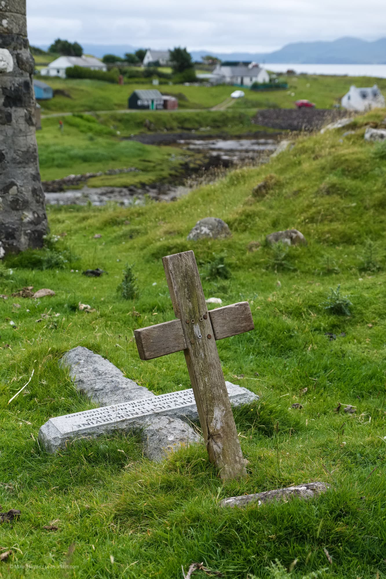 The cemetery at Port Mor, Isle of Muck