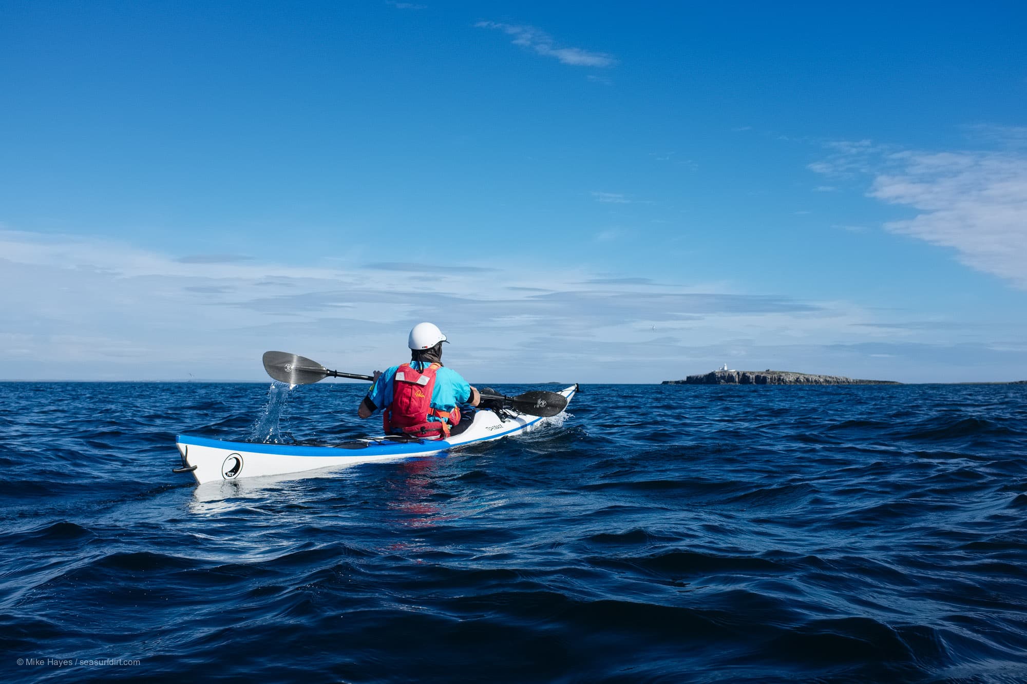 Sea kayaking around the Farne Islands