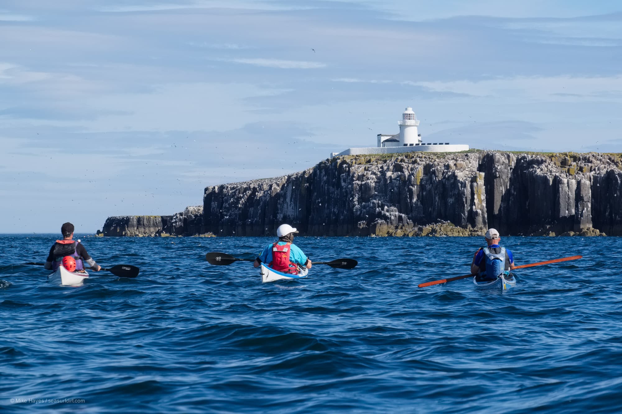 Sea kayaking around the Farne Islands