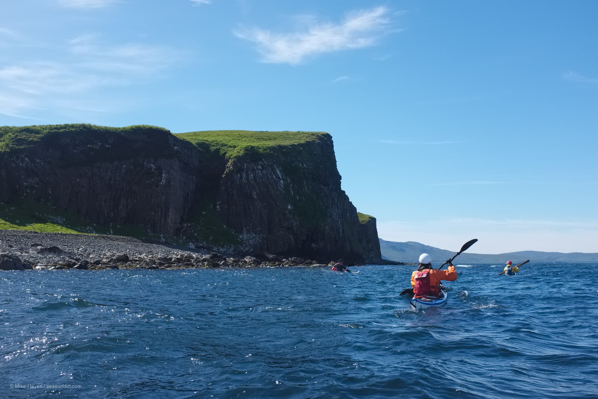 Sea kayaking to the Isle of Eigg